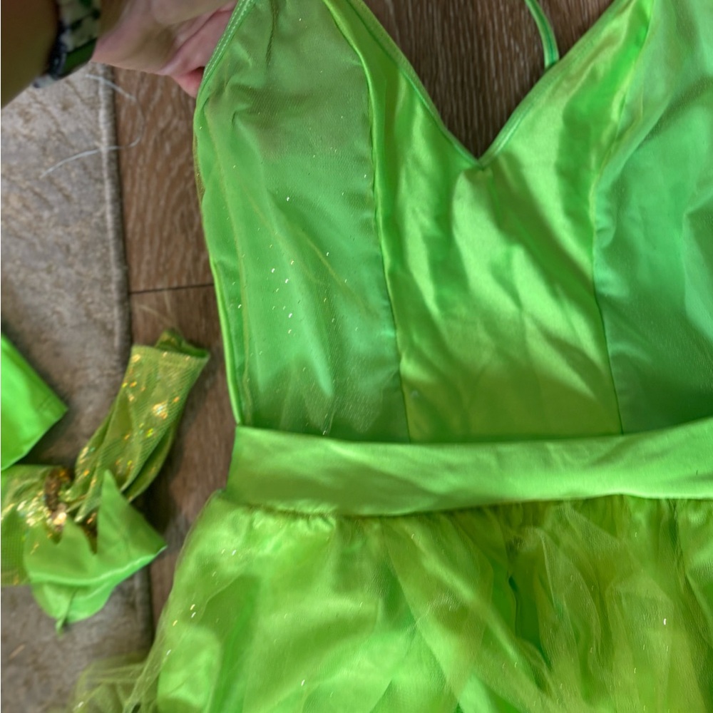 Women’s Green Fairy Tinkerbell Costume - Picture 4 of 7